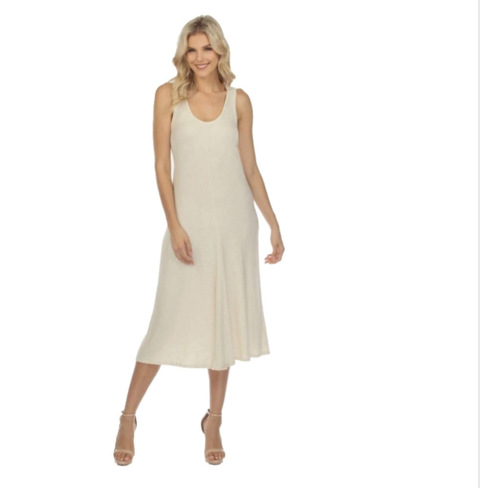 CALME by Johnny Was Throw-On Racerback Cozy Dress Size XS an MED